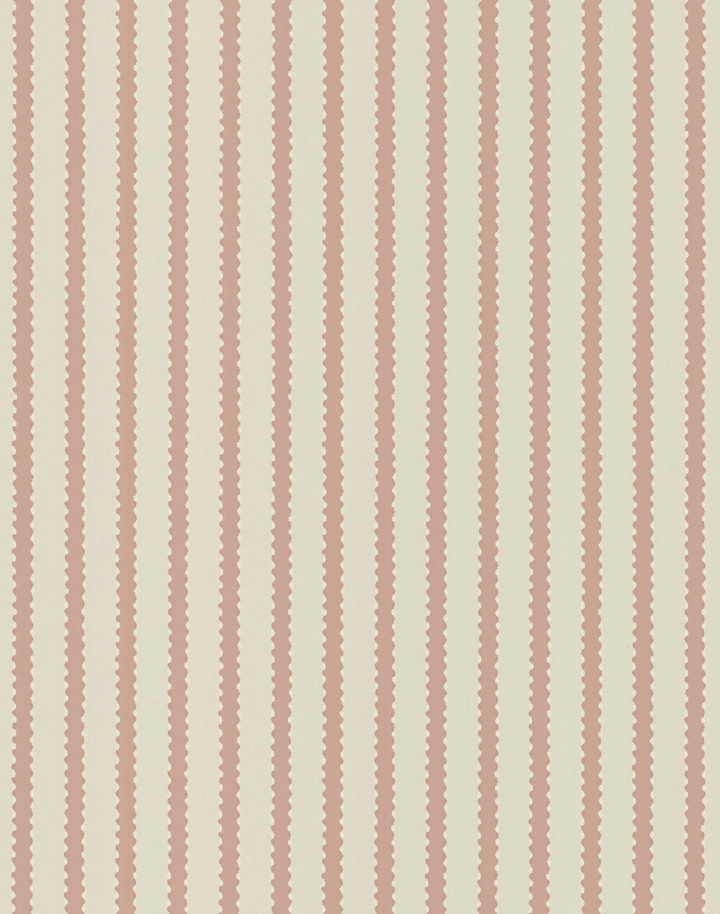Stitched Stripe, Burnt Rose