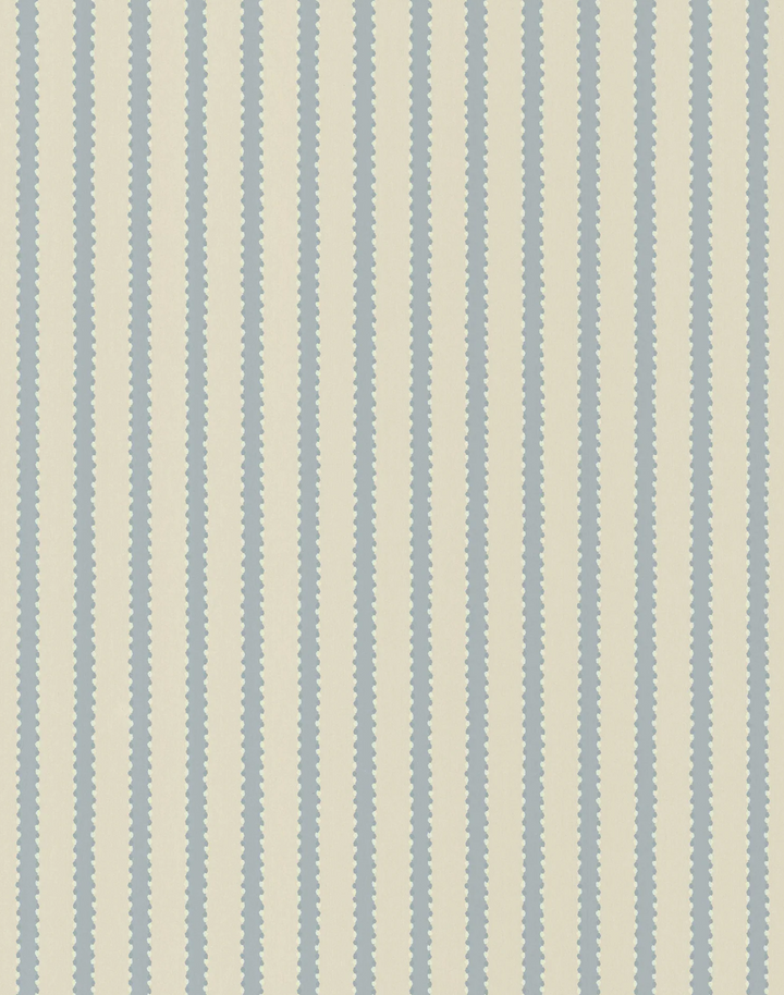 Stitched Stripe, Faded Denim