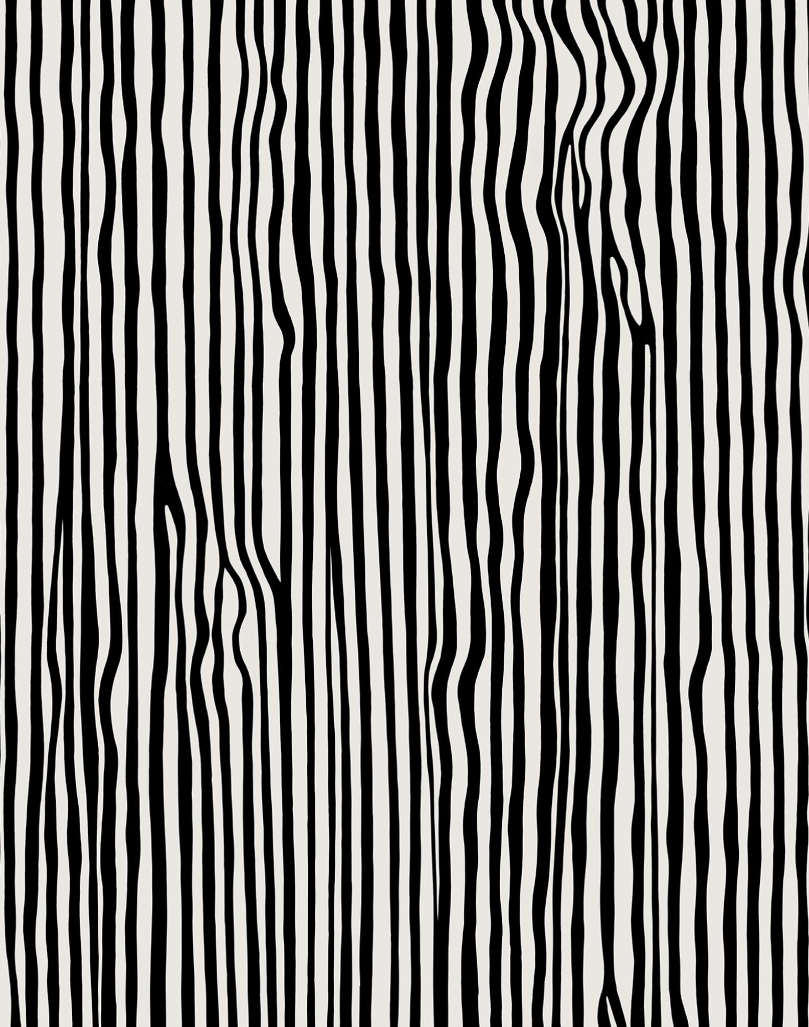 Strange Stripe, Black – The Pattern Collective