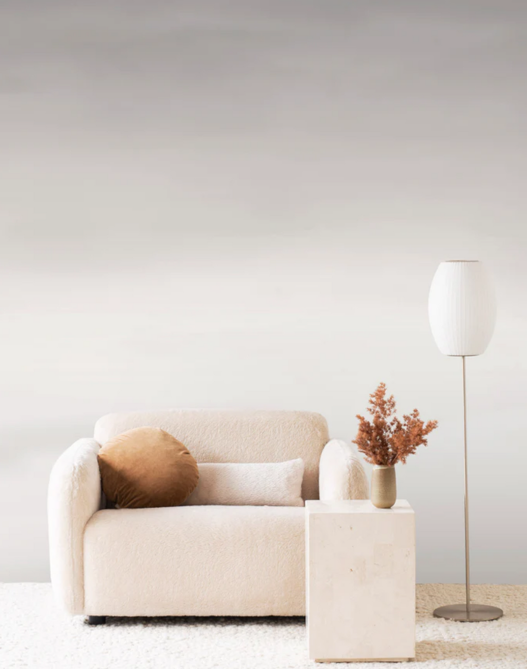 Stratum Grasscloth, Ashen