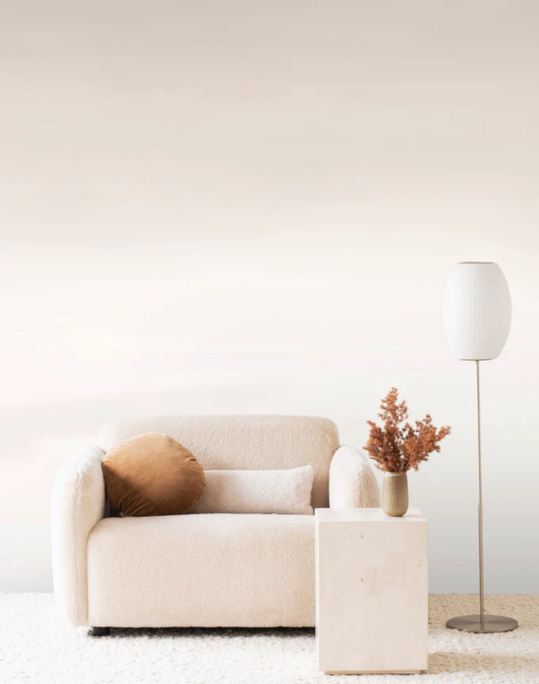 Stratum Grasscloth, Barely