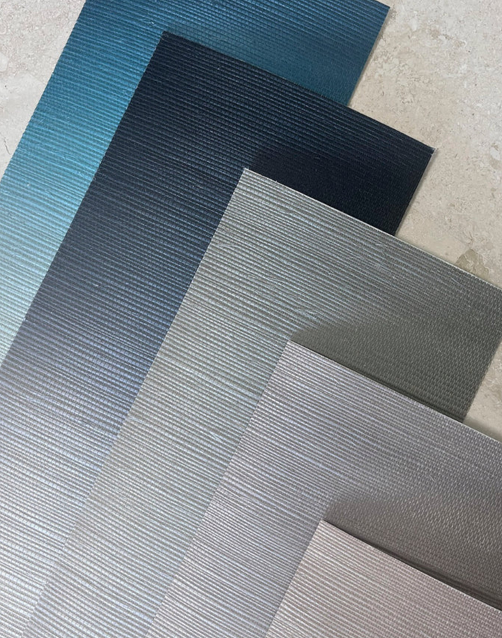 Stratum Grasscloth, Ashen