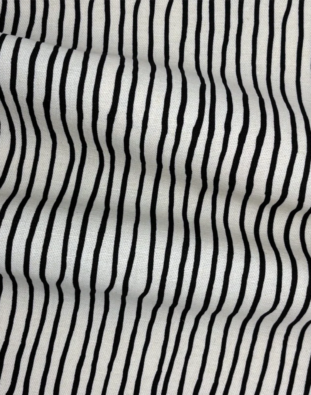 Stripe Fabric, Charcoal