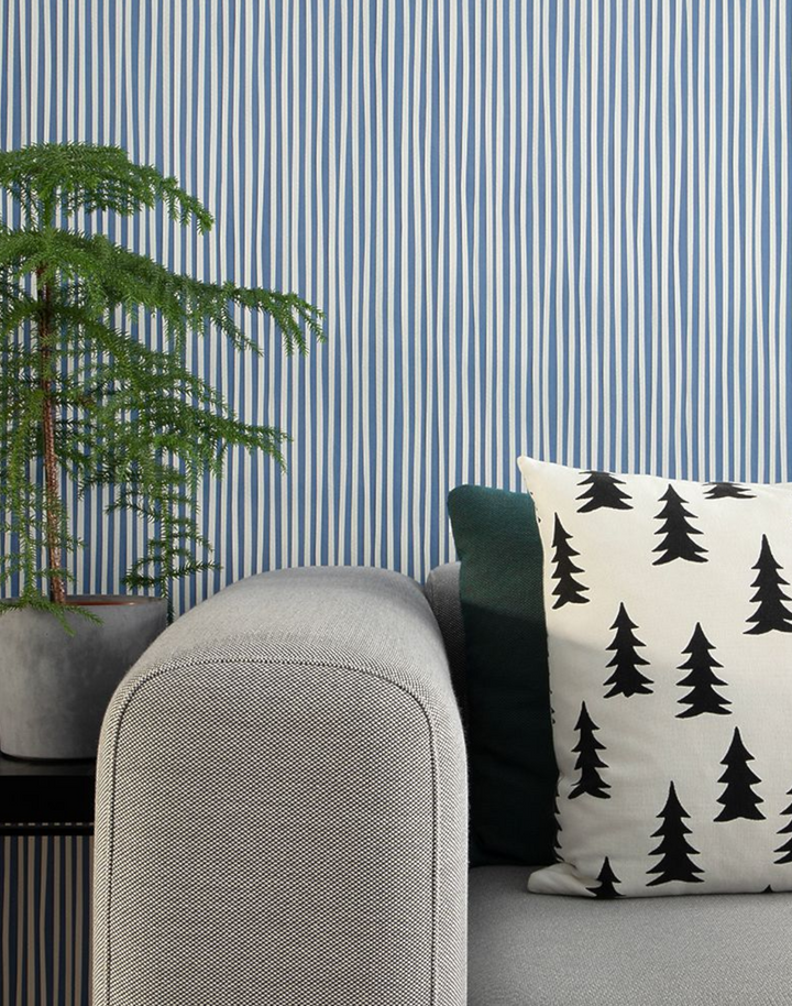 Stripes, Parisian Blue