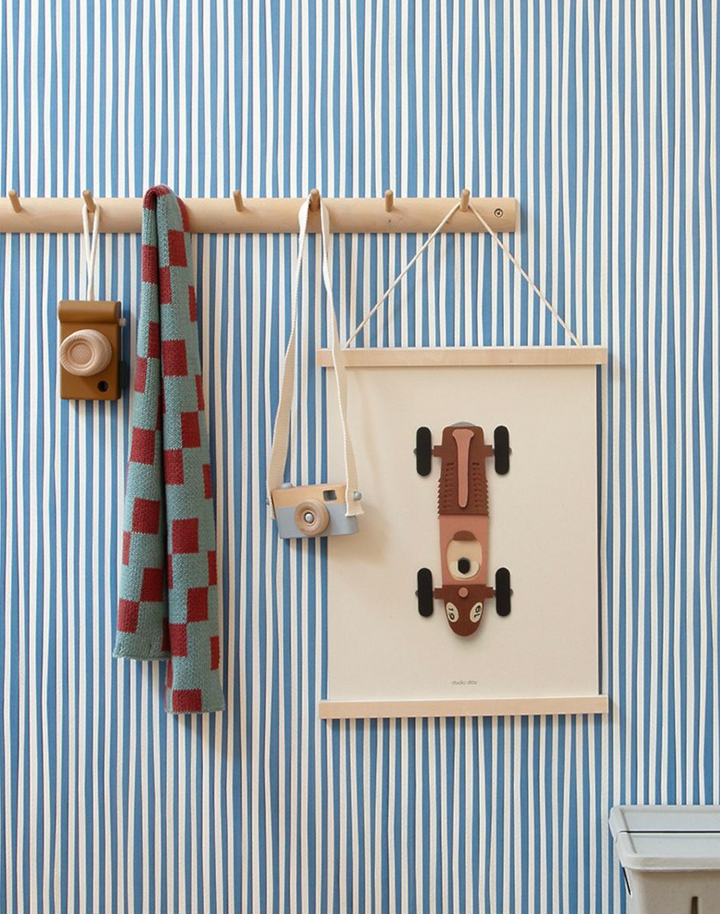 Stripes, Parisian Blue