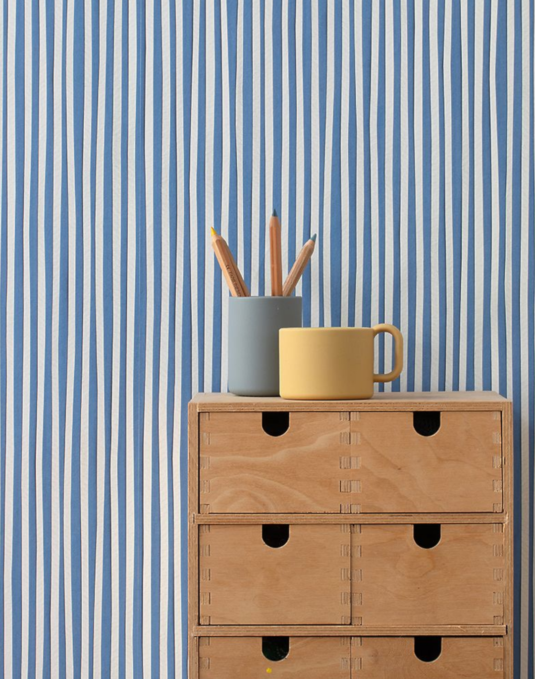 Stripes, Parisian Blue