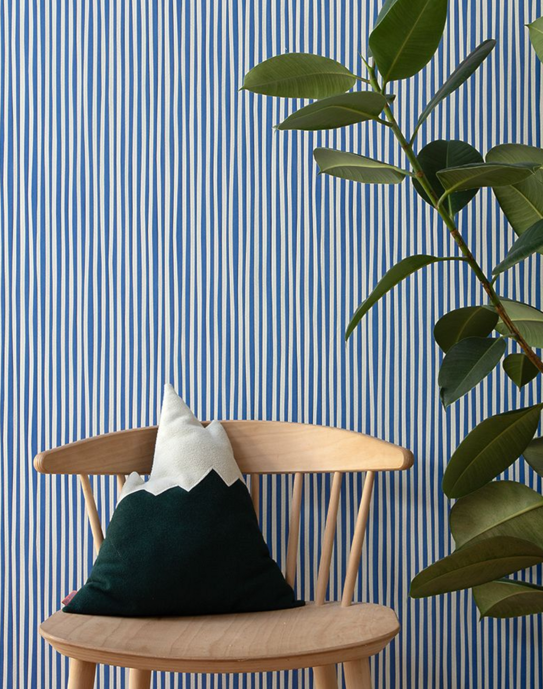 Stripes, Cobalt Blue