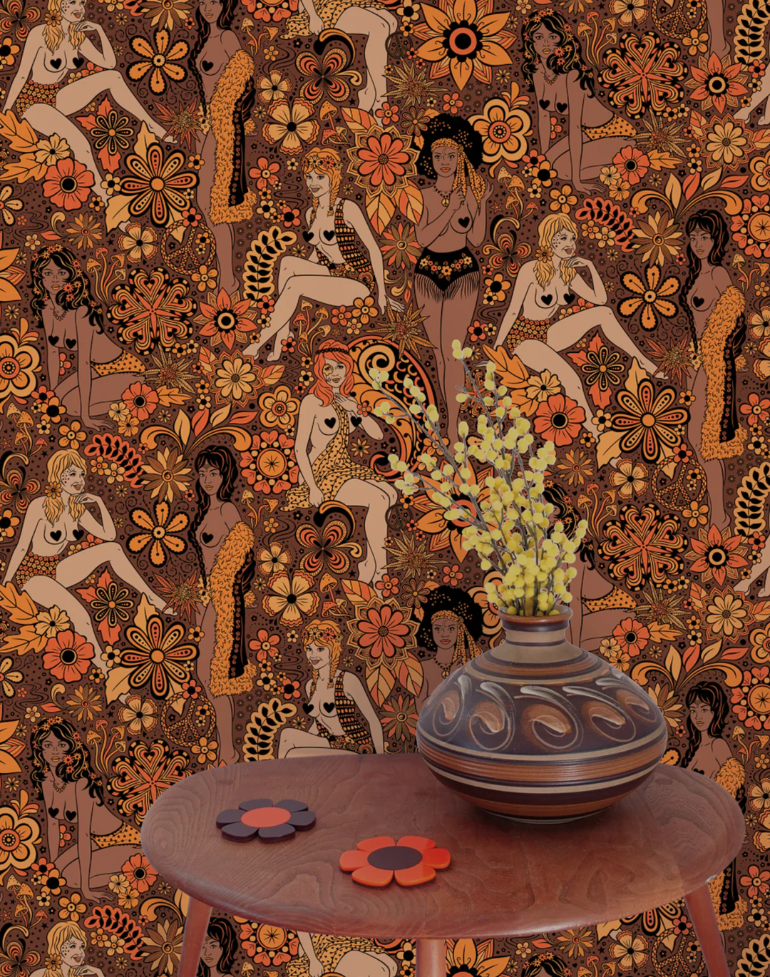 Summer of Love Wallpaper, Acapulco Gold