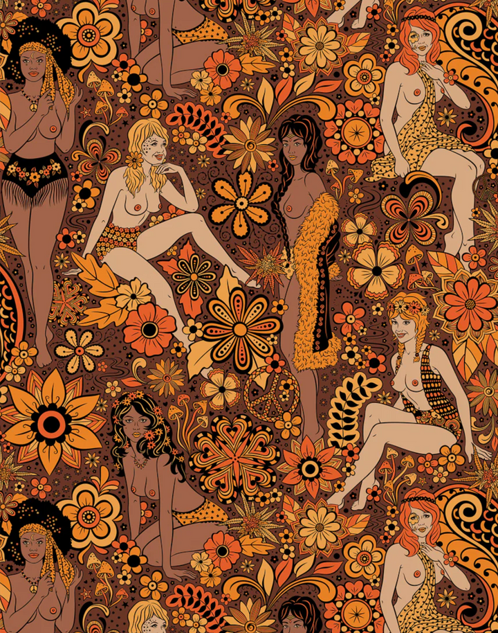 Summer of Love Wallpaper, Acapulco Gold