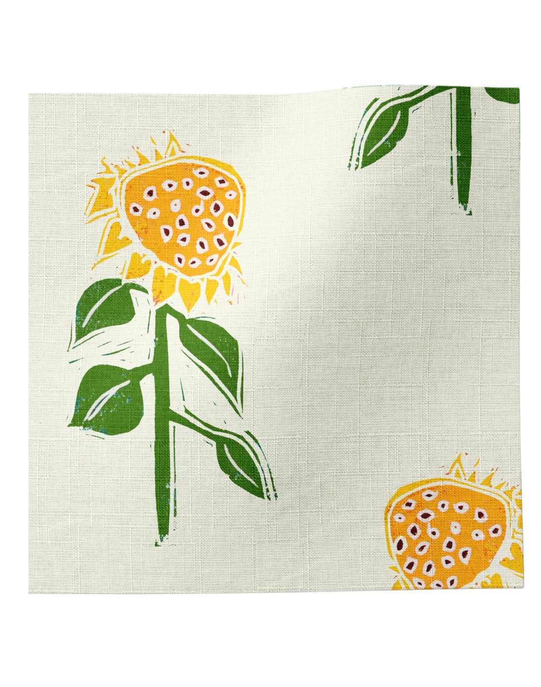 Sunflower - Linen Fabric