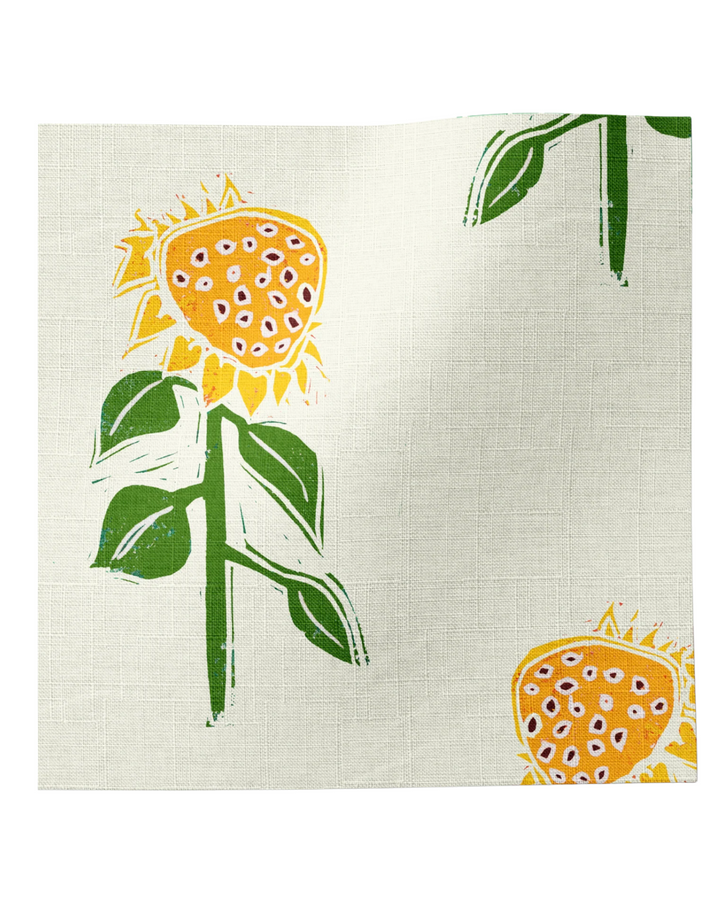 Sunflower - Linen Fabric