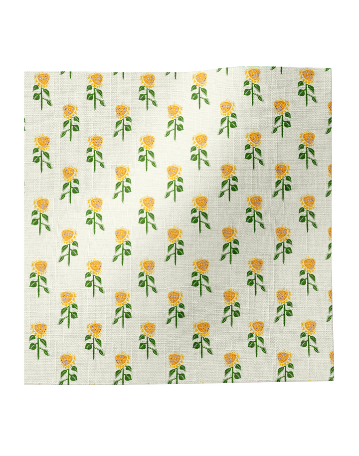 Sunflower - Linen Fabric
