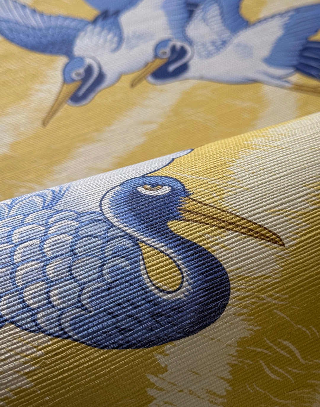 Sunset Dreams Grasscloth, Limoncello