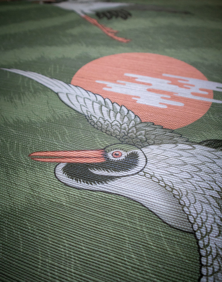 Sunset Dreams Grasscloth, Martini Olive