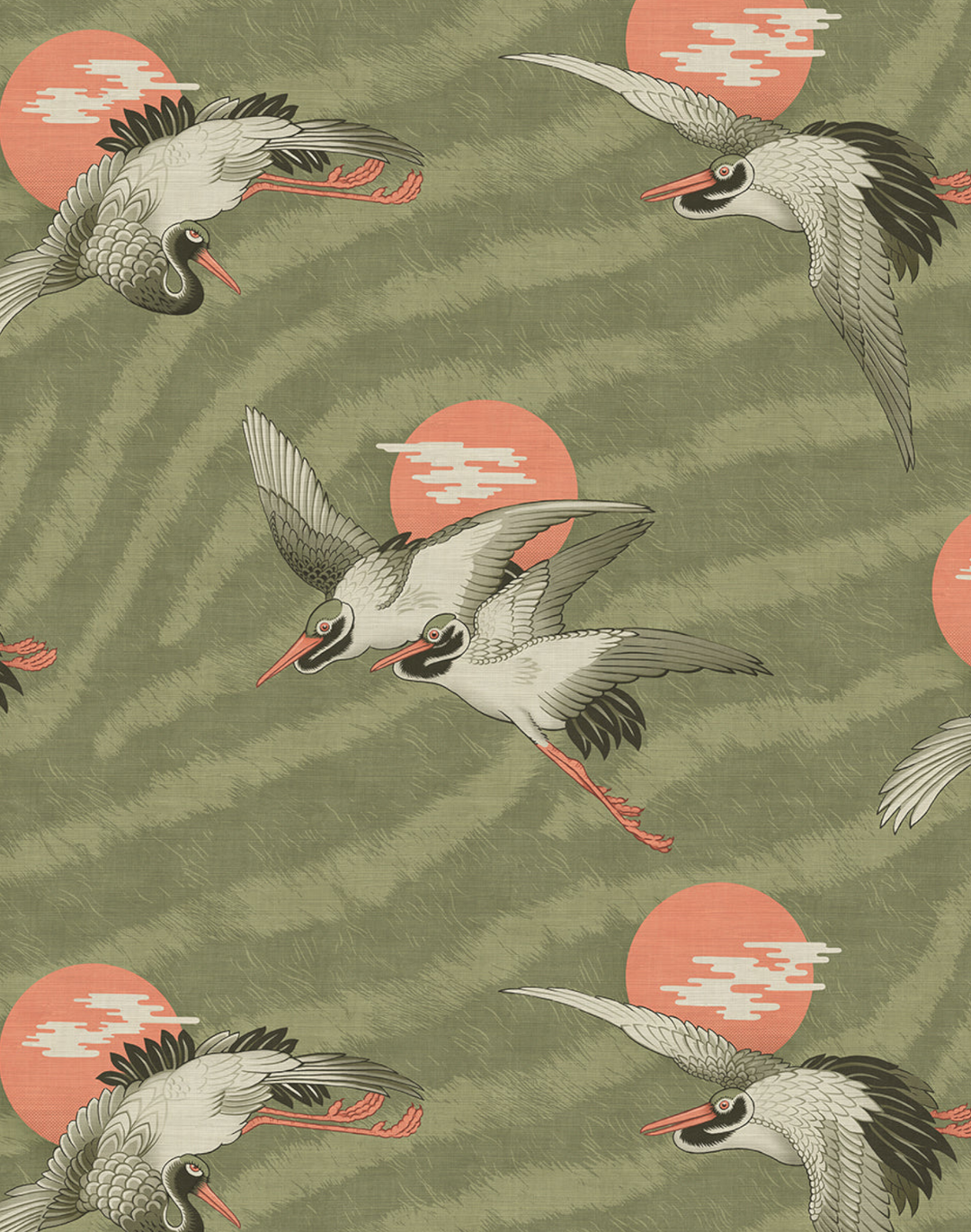 Sunset Dreams Grasscloth, Martini Olive