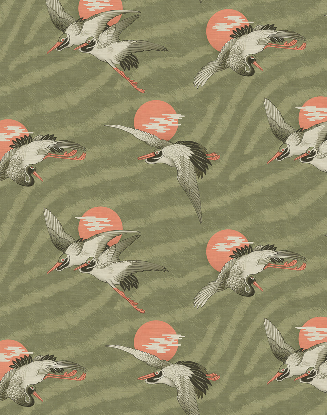Sunset Dreams Grasscloth, Martini Olive
