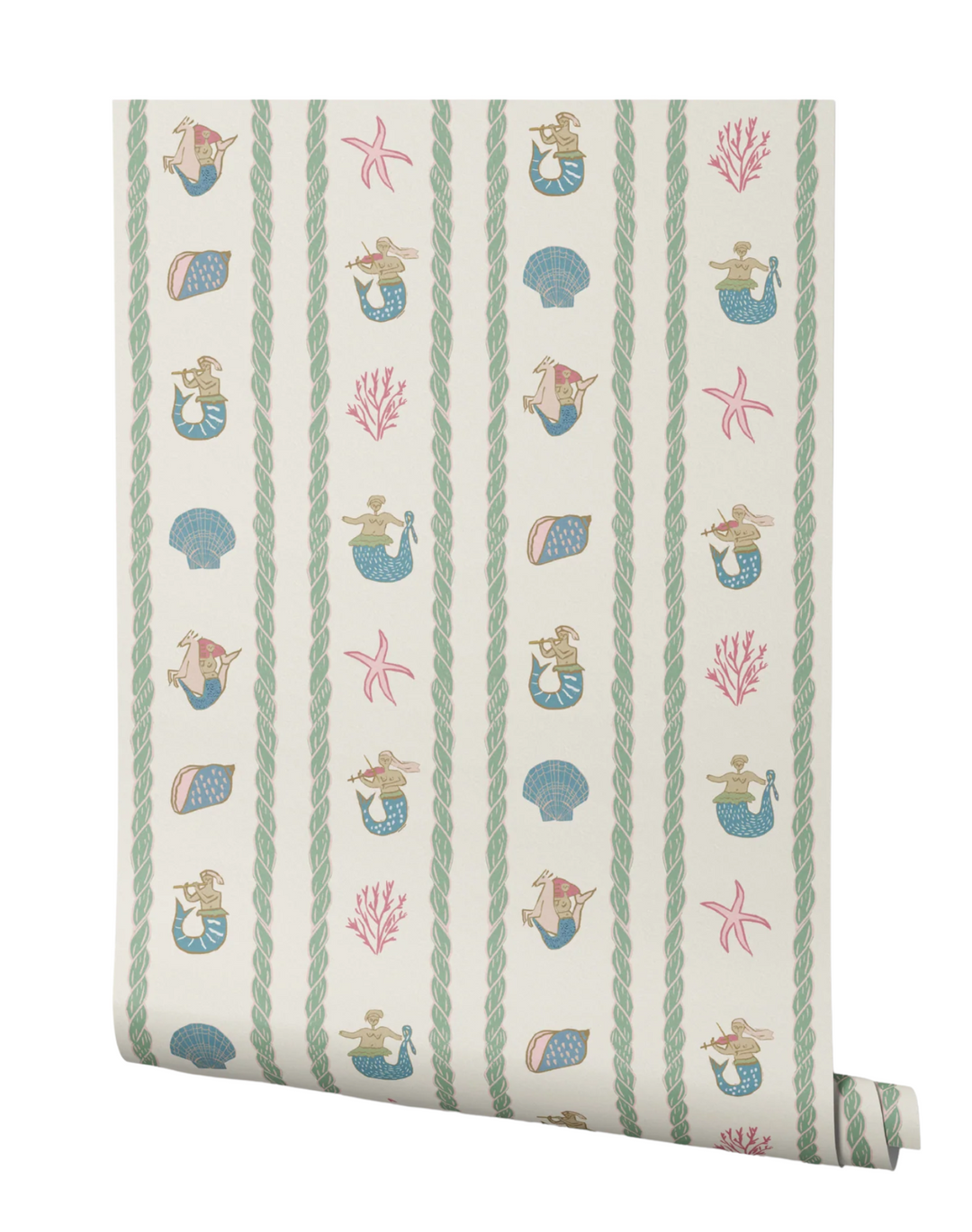 Swim Away with the Mermaids, Pink and Green