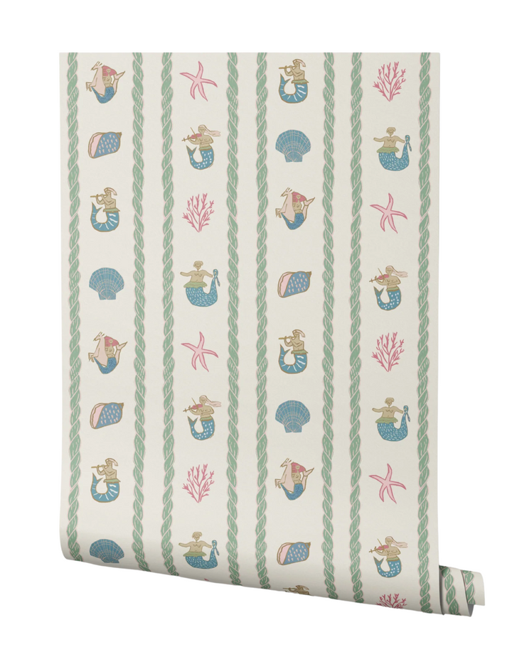 Swim Away with the Mermaids, Pink and Green