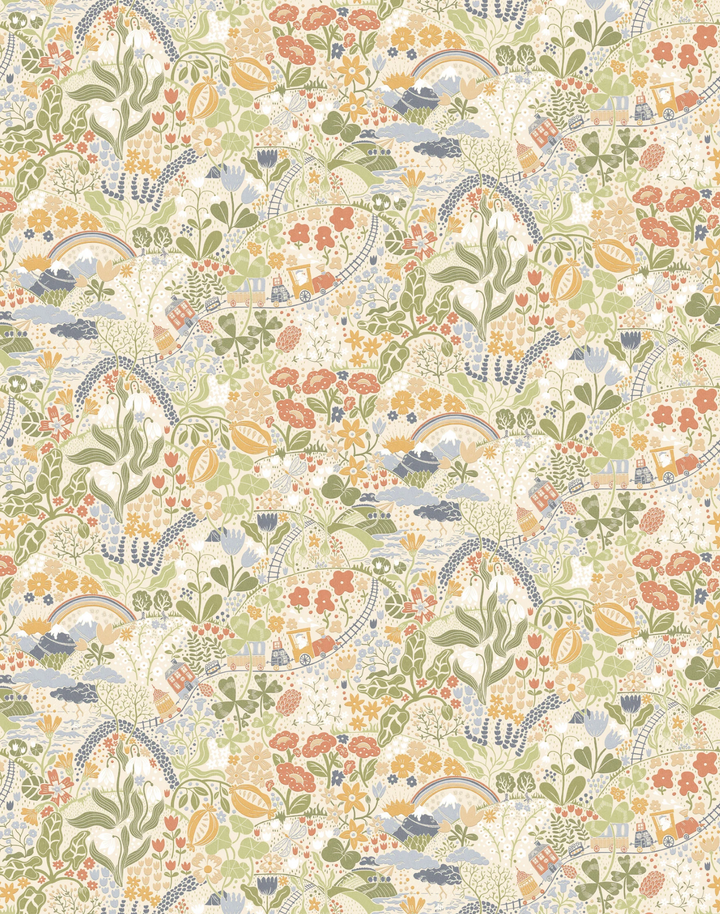 Taget Mural, Light Green MBRD29036