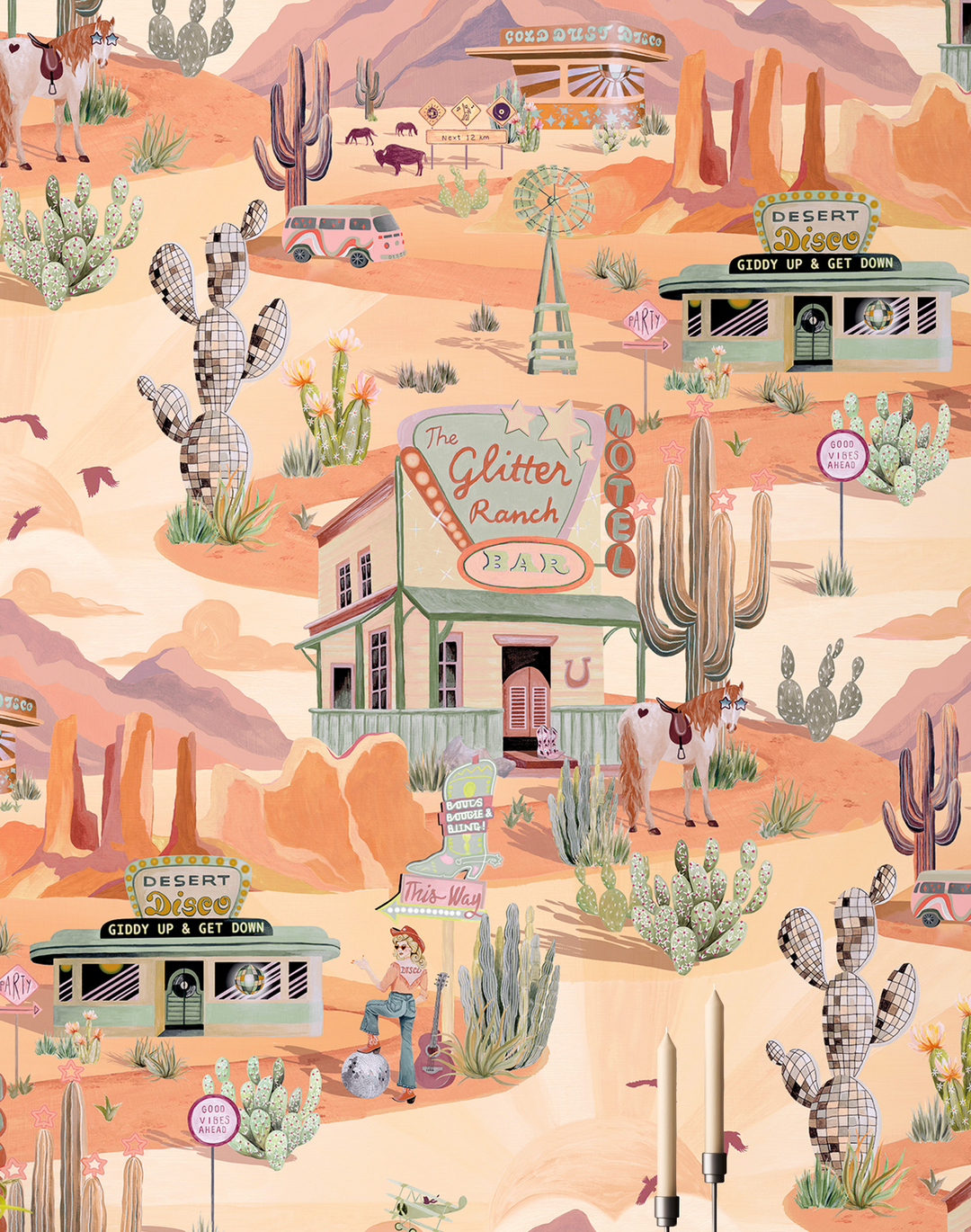 THE GLITTER RANCH, DESERT TAN