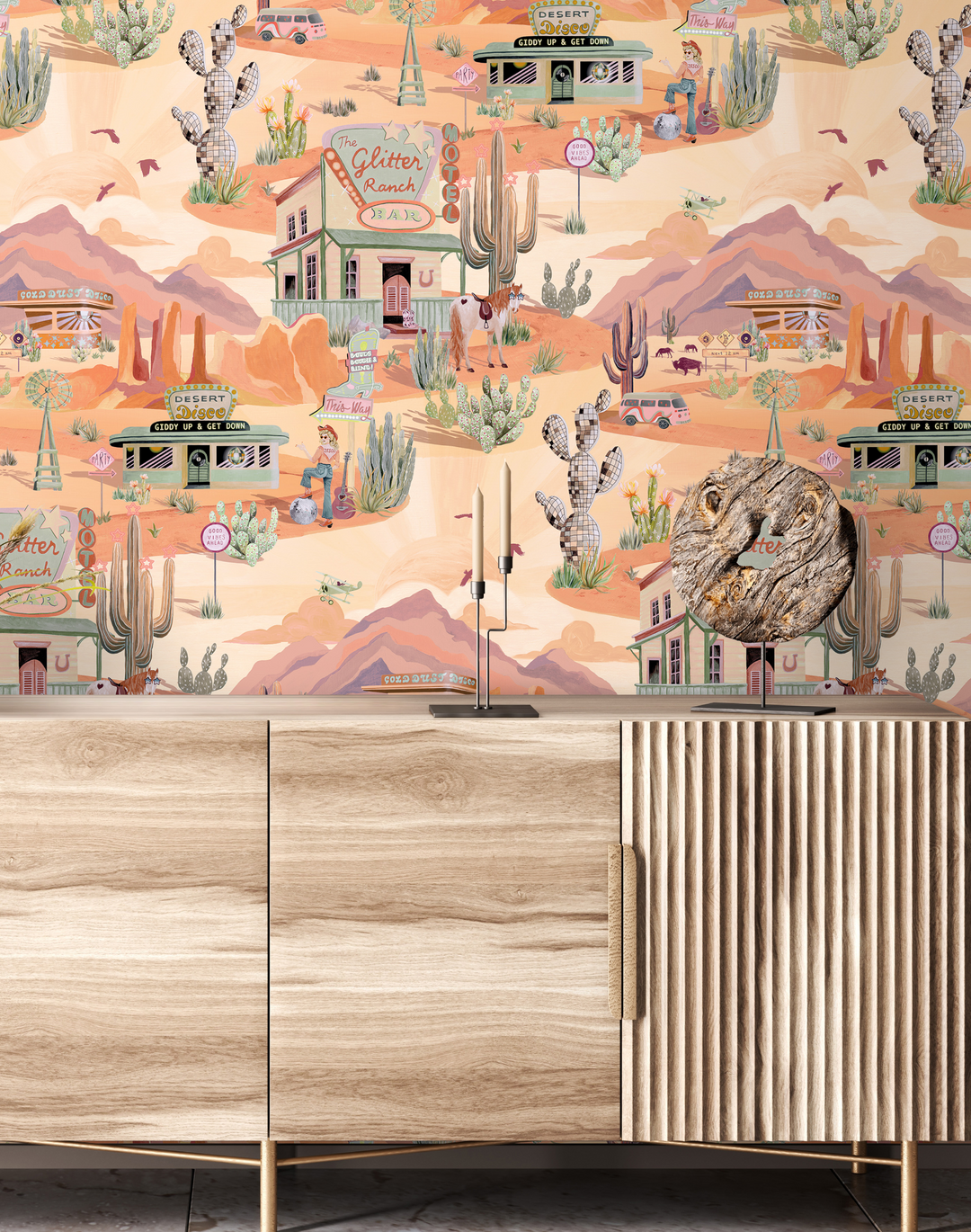 THE GLITTER RANCH, DESERT TAN