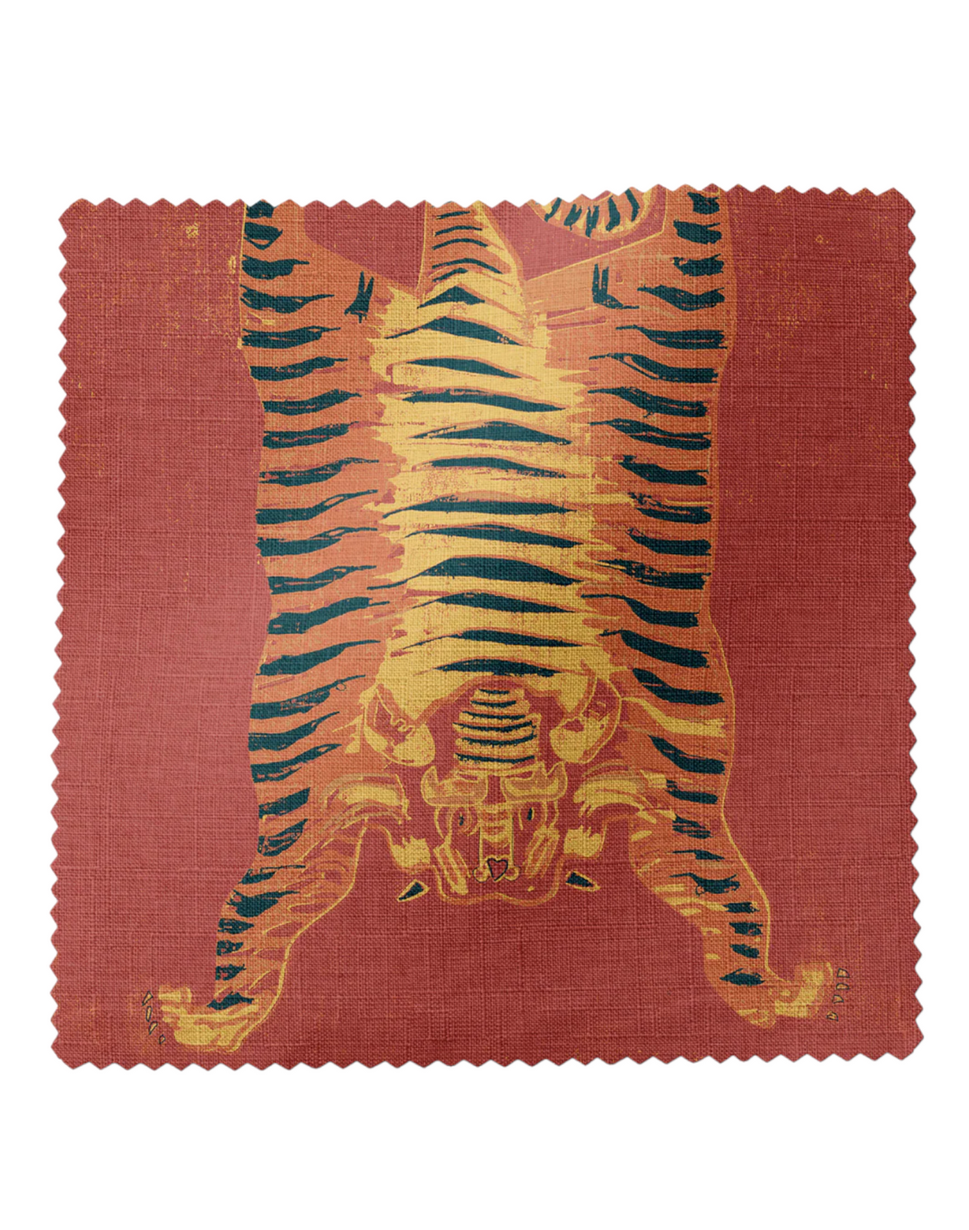 Tibetan Tiger - Linen Fabric