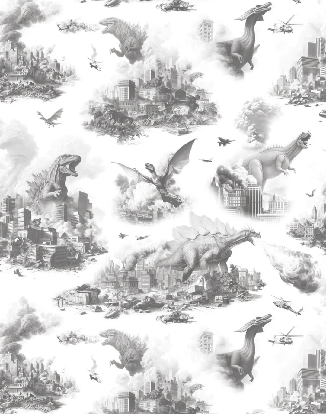 Toile de Jurassic, Brawl & Wall