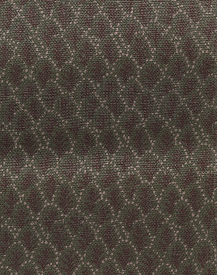 Trees II, Hunter - Linen Fabric