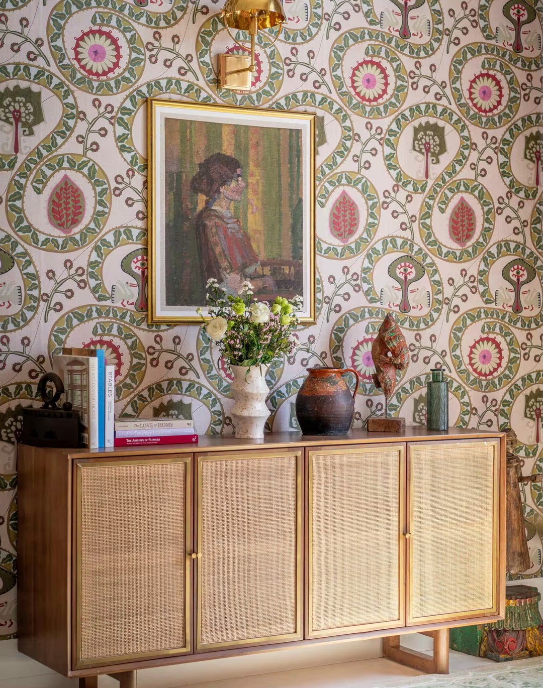 Two Storks, Ochre