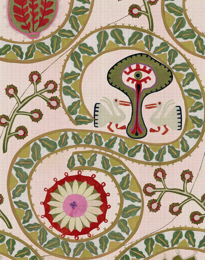 Two Storks, Taupe