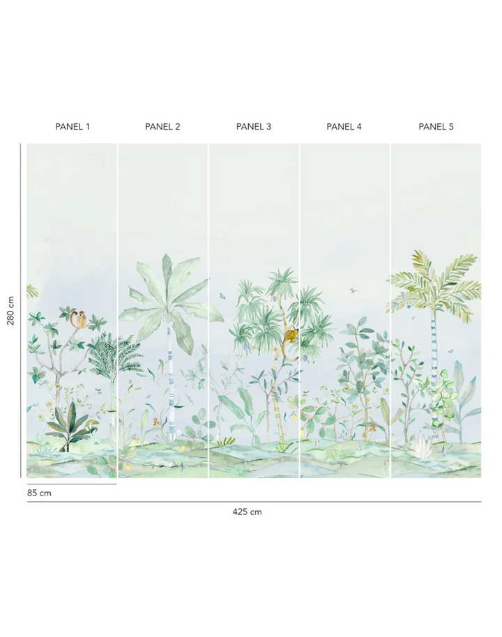 Ubatuba Blue Sky, Sisal Panoramic