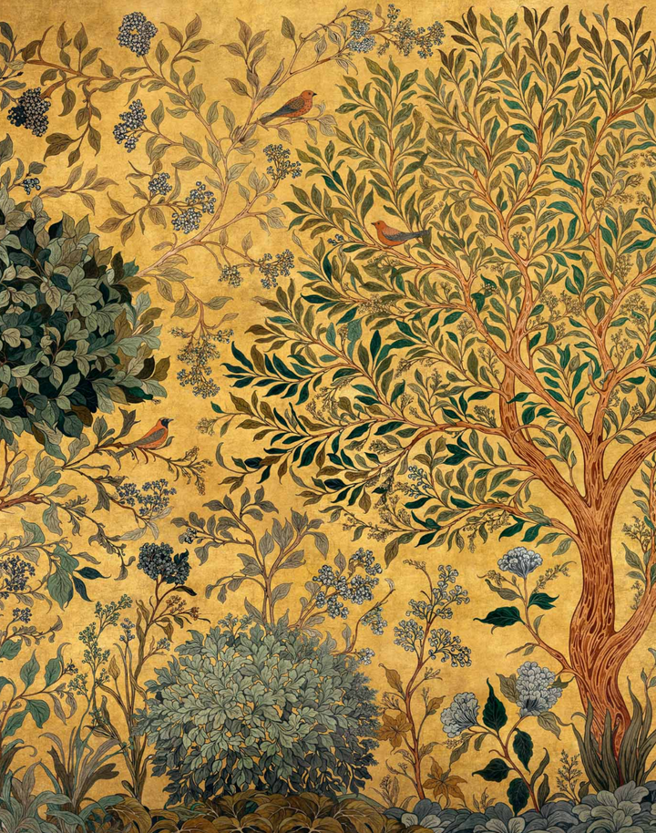 Varanasi Tree, Mustard D00155