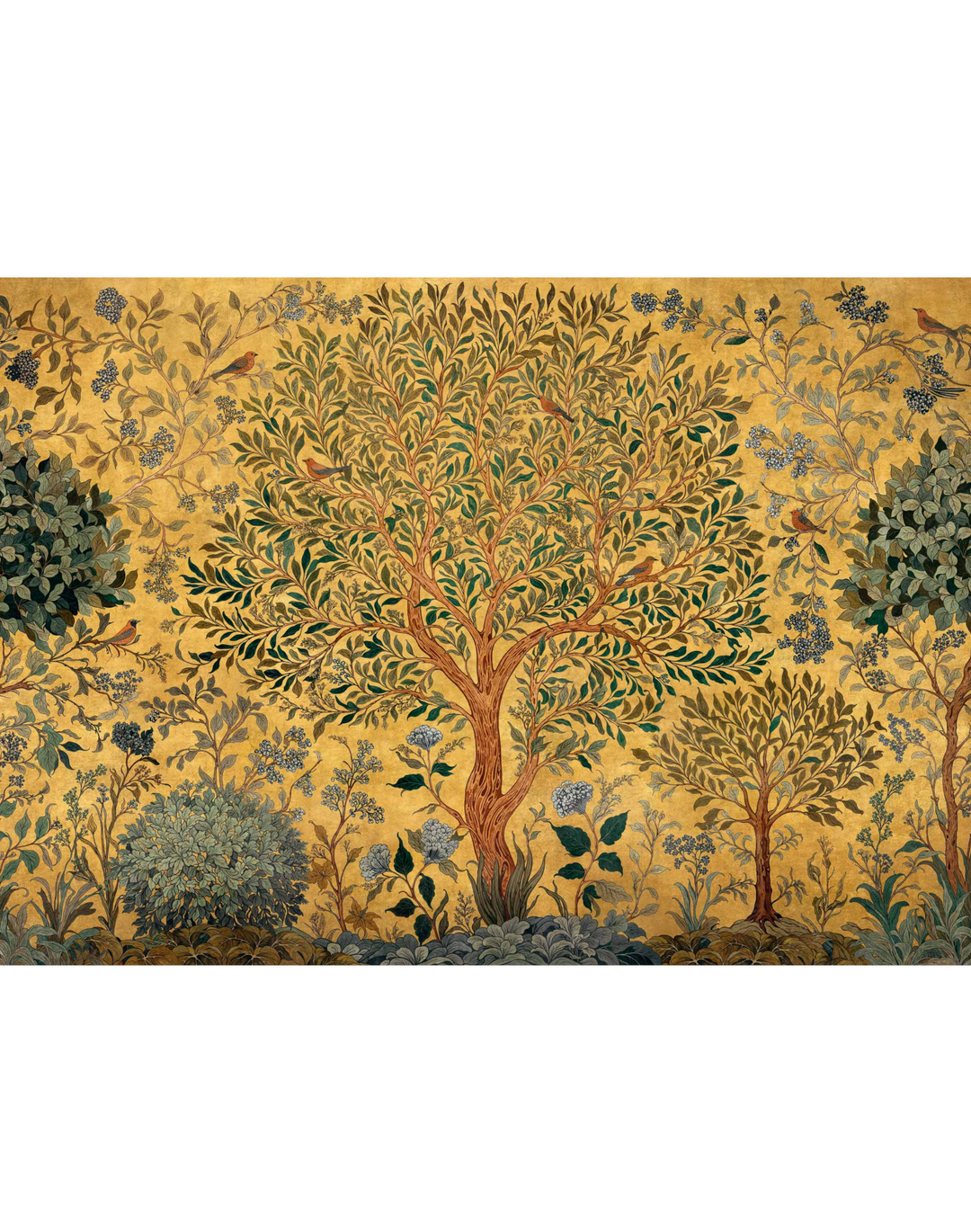 Varanasi Tree, Mustard D00155