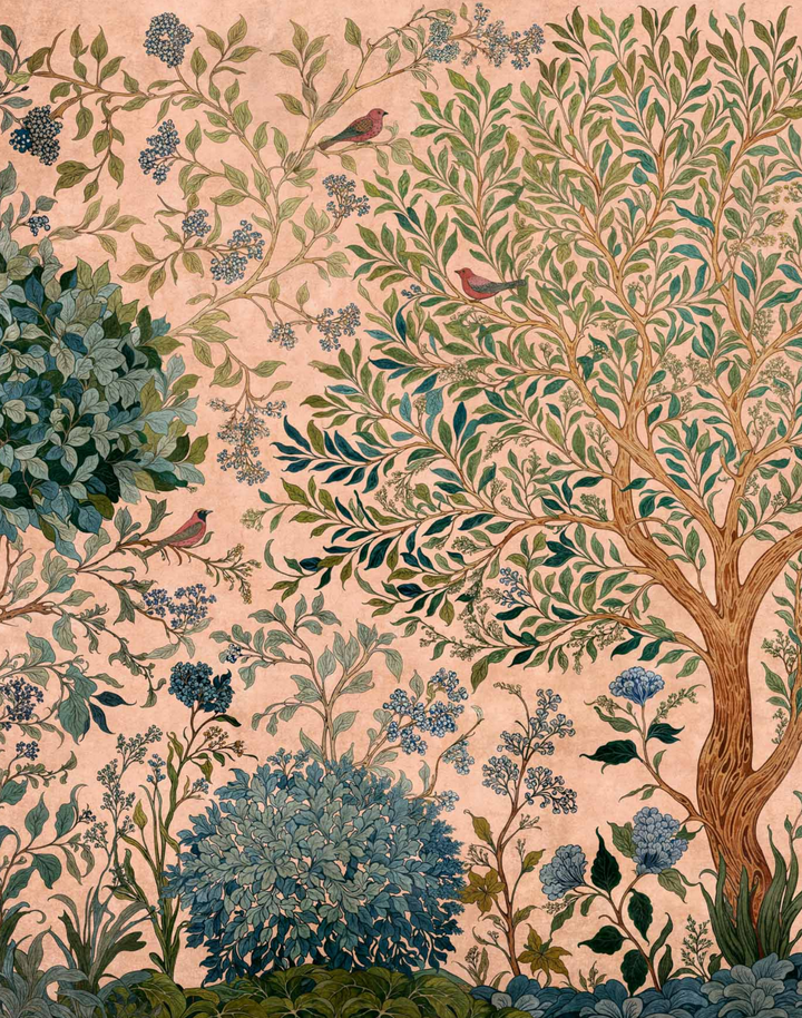 Varanasi Tree, Peach D00152