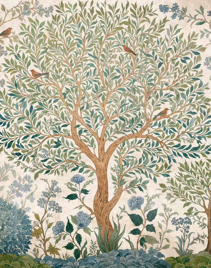 Varanasi Tree, Stone D00151