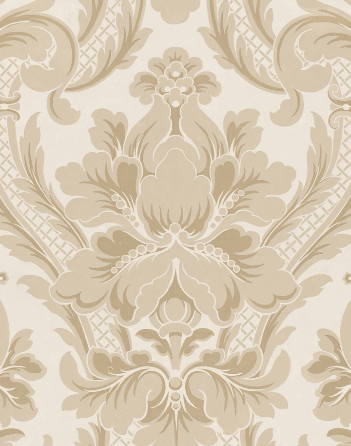 Venetian Damask, Stone D00108