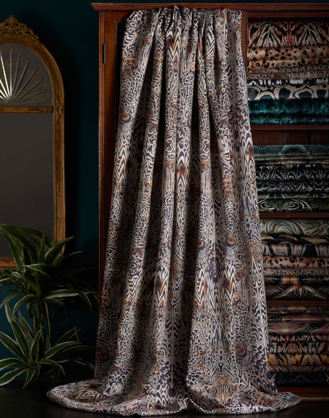 Vespertine Herringbone Fabric