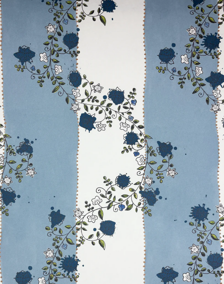 Vine Blots, Dusty Blue