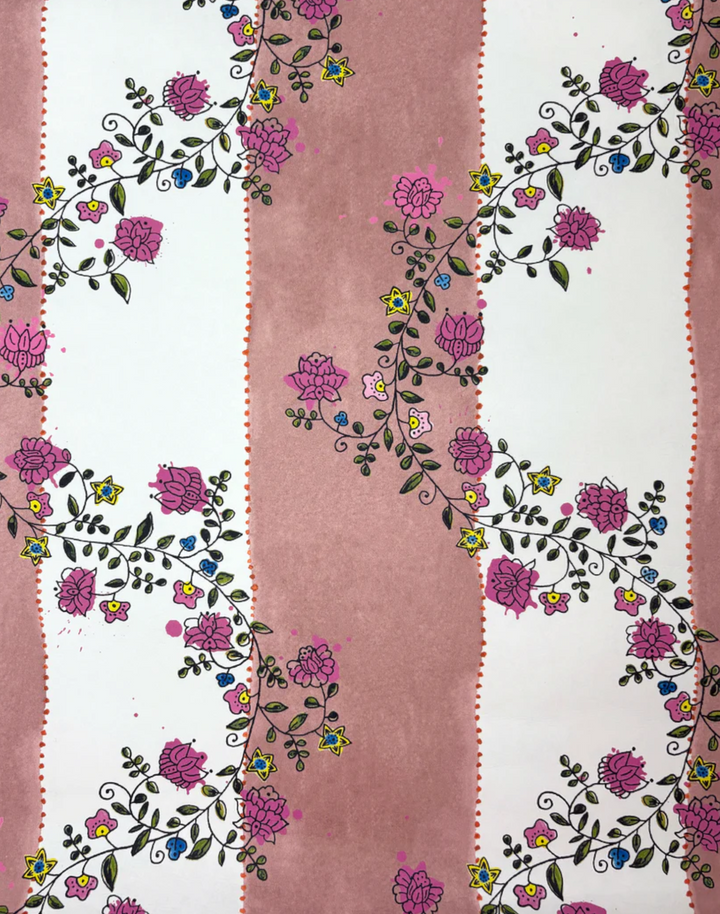 Vine Blots, Fuchsia Blaze