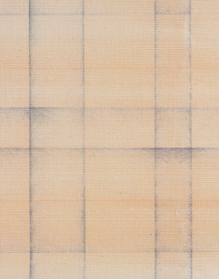 Vintage Plaid Grasscloth, Stone