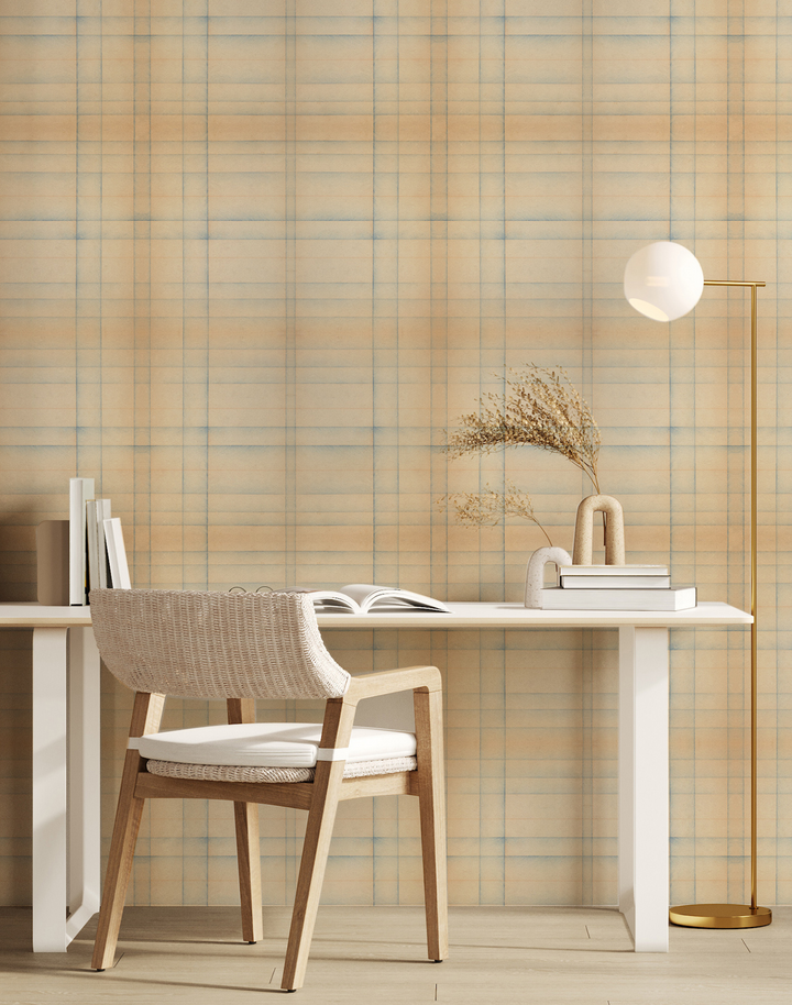 Vintage Plaid, Parchment