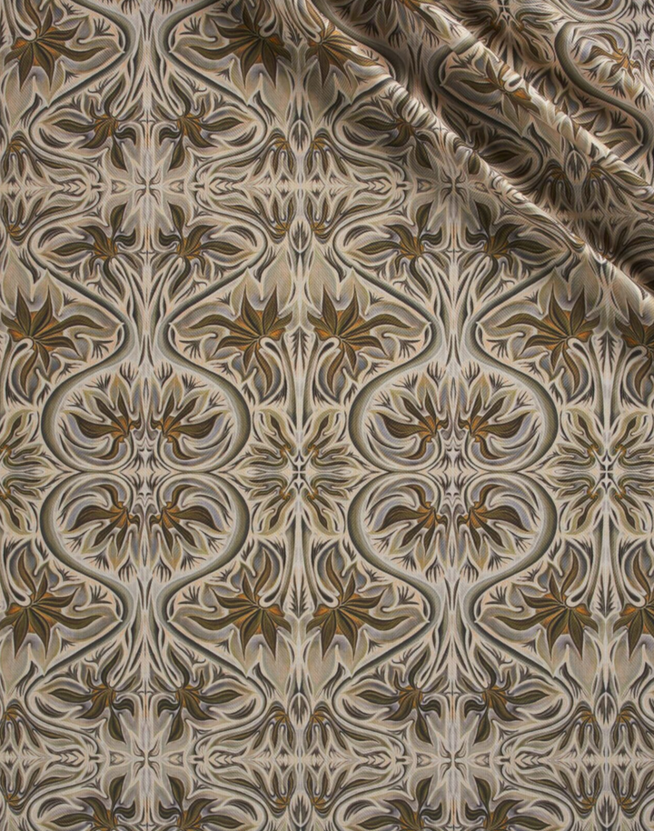 Vittoria Herringbone Fabric, Warm