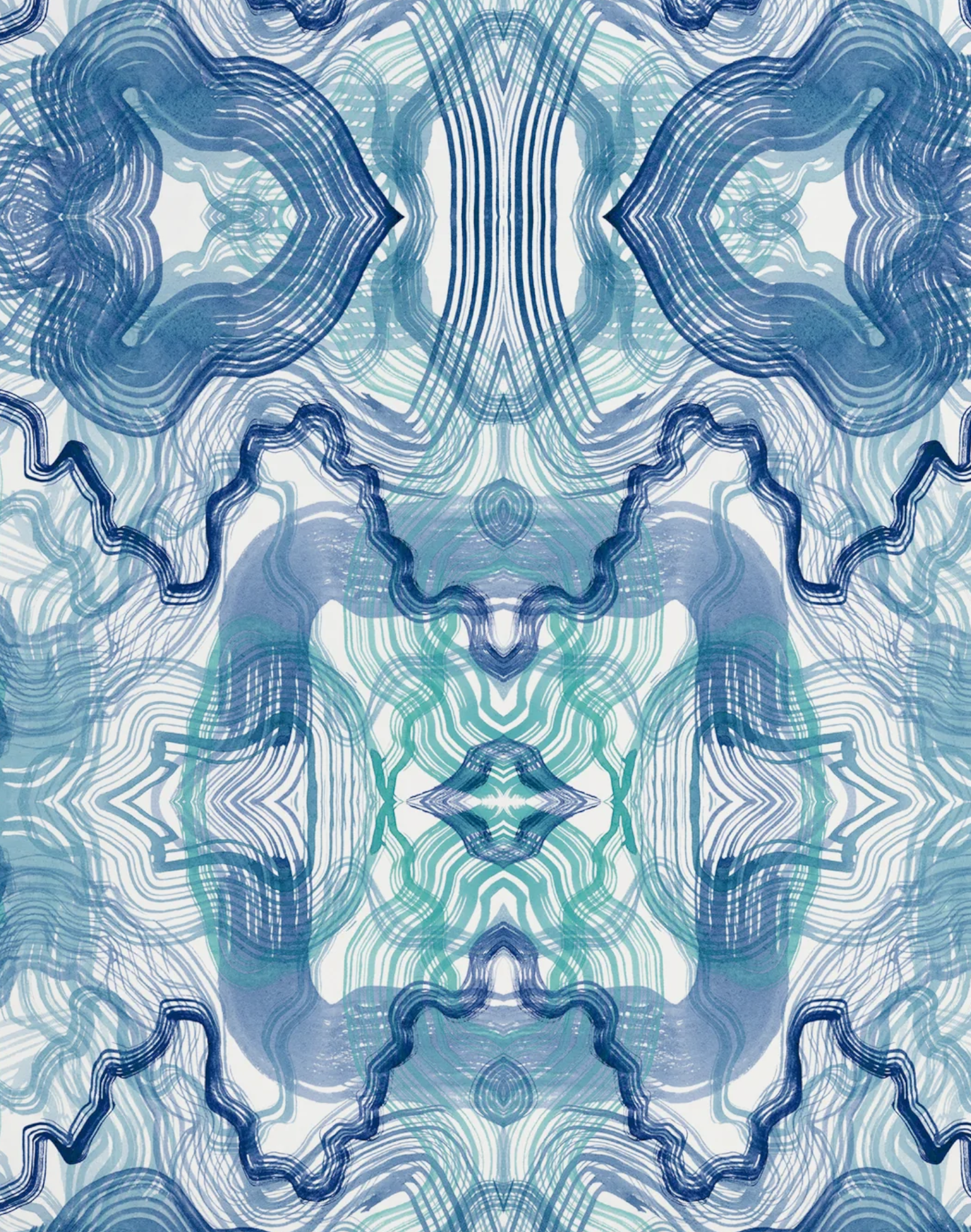Wave, Indigo – The Pattern Collective