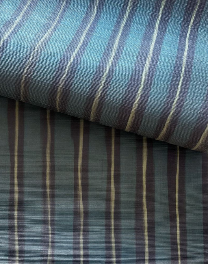 Wayward Stripes Grasscloth, High Winds