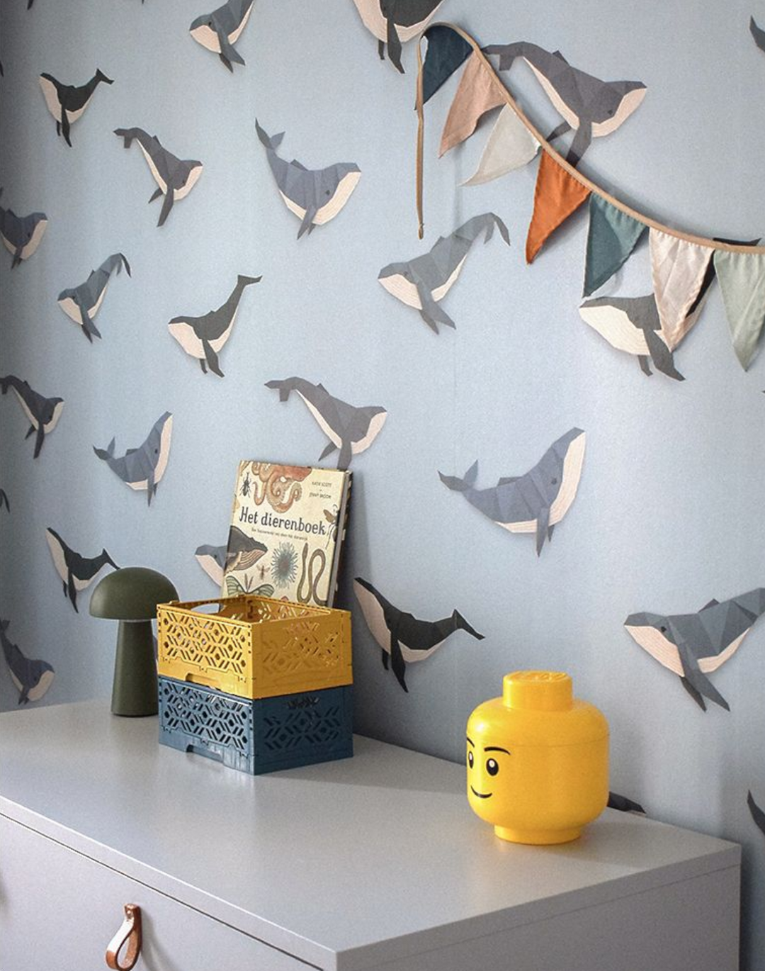Whale, Light Blue