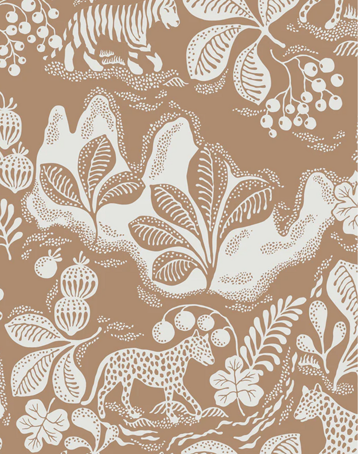 Wild at Heart Linen Fabric, Terra / Sand