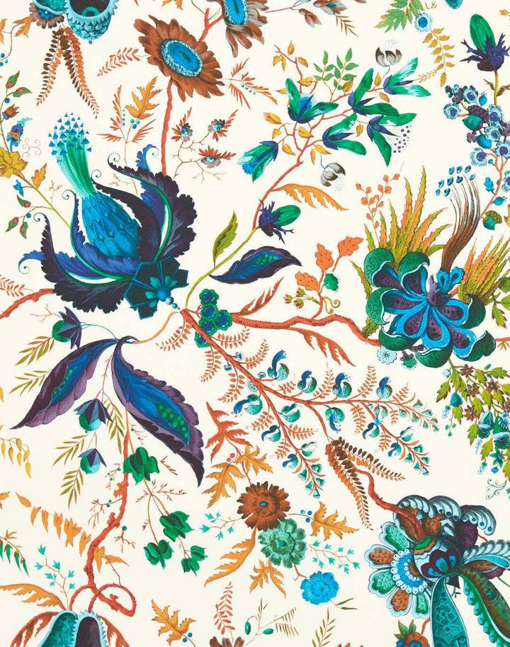Wonderland Floral, Lapis/Emerald/Carnelian