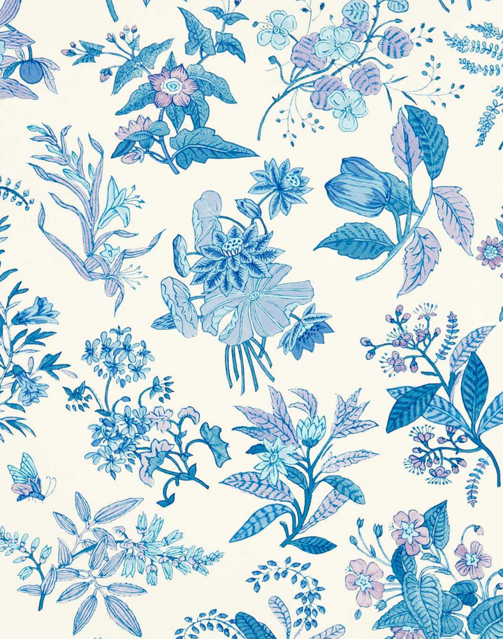 Woodland Floral, Lapis/Amethyst/Pearl