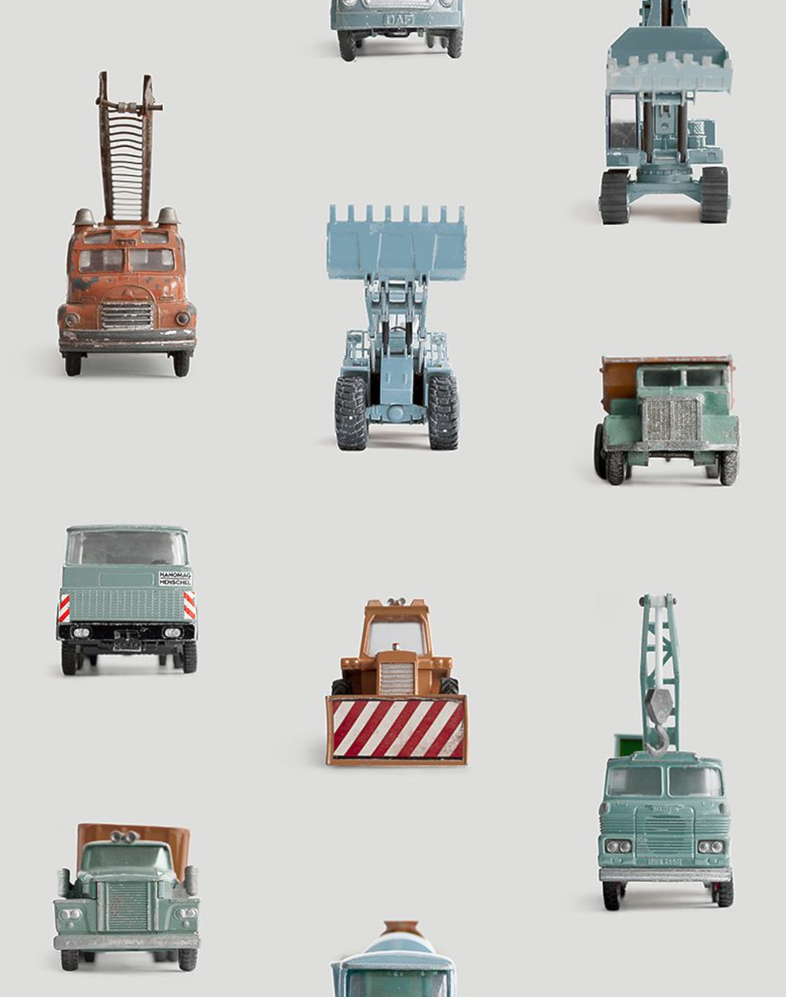 Work Vehicles, Light Grey – The Pattern Collective