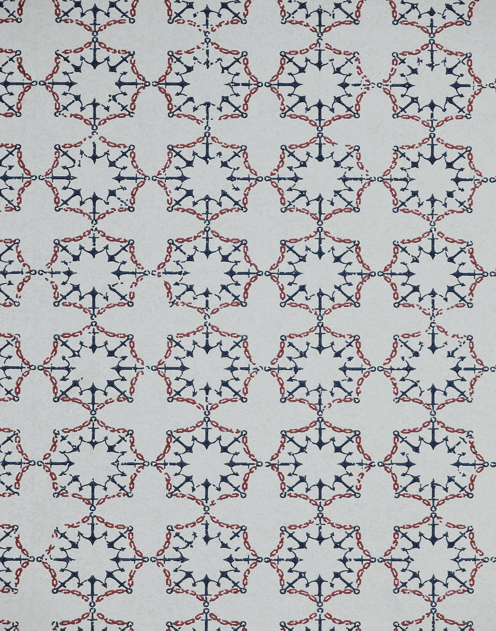Anchor Tile, Red White & Blue